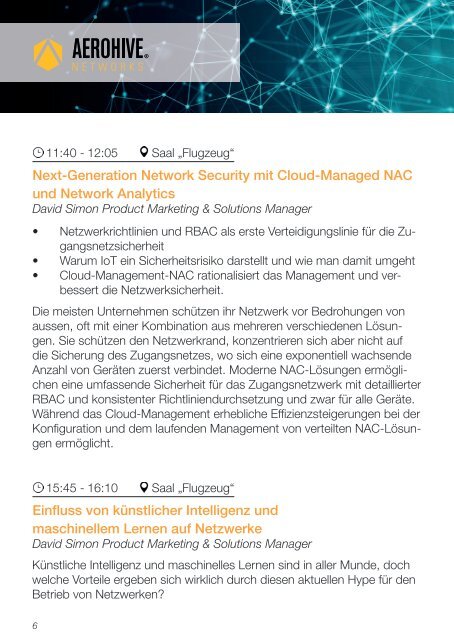 Agenda IT Security Day 2019