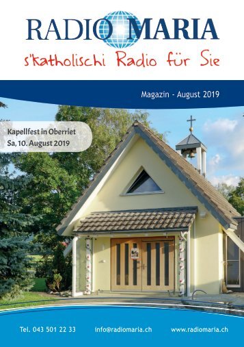 Radio Maria Magazin - August 2019