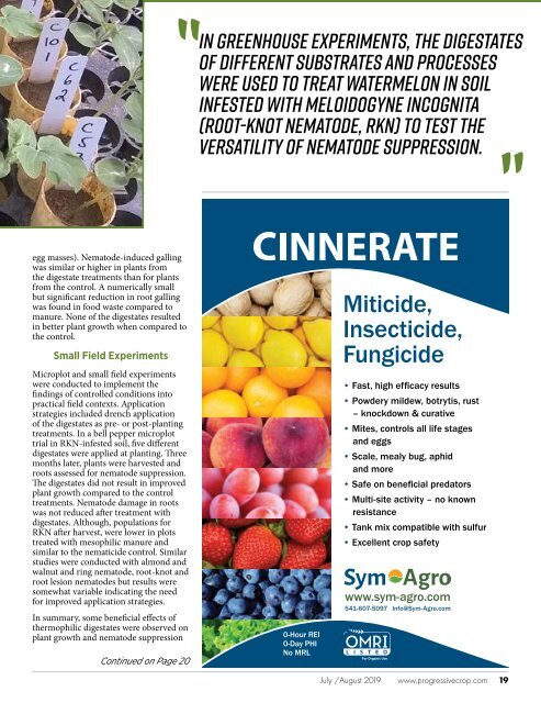 Progressive Crop Consultant July/August 2019