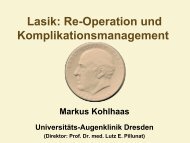 Lasik: Re-Operation und Komplikationsmanagement (PDF