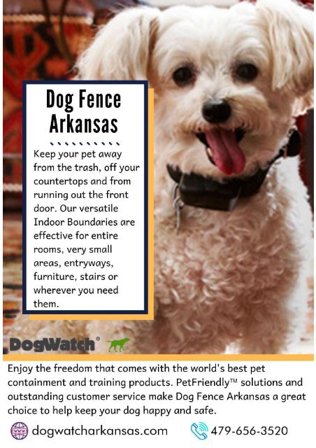 Pet Friendly- Dog Fence Arkansas