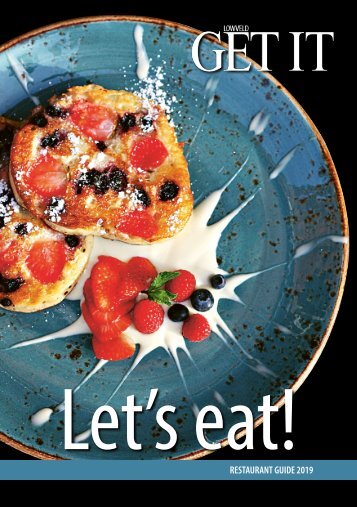 GET IT LOWVELD LET'S EAT 2019