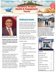 Aylesbury Surgery Health & Engagement Forum newsletter issue 12 - June 2019