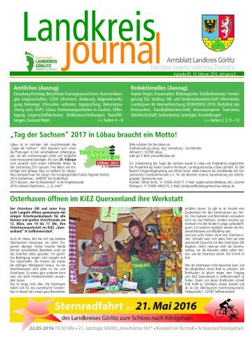 Landkreisjournal Nr.087/2016