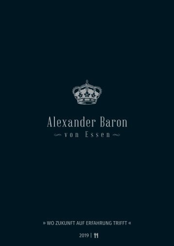 Baron von Essen Katalog - 2019