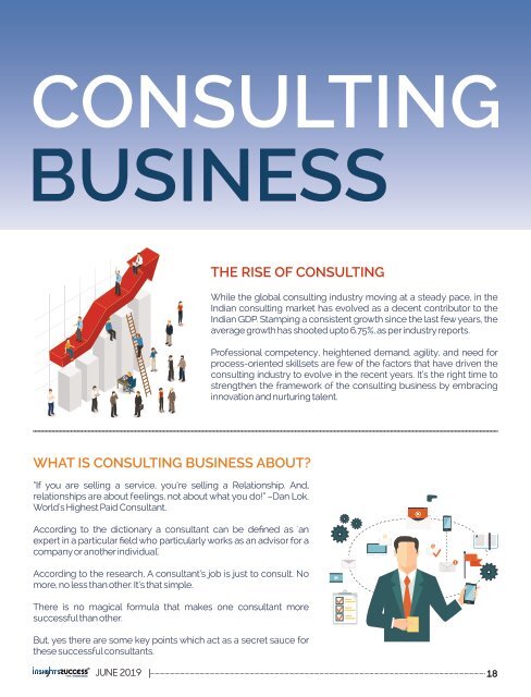 The Outstanding Consulting Firms in 2019