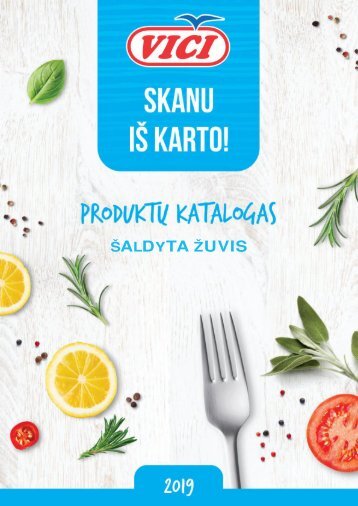 LT katalgas 2019 šaldyti žuvis