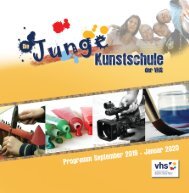 Junge Kunstschule der VHS Menden-Hemer-Balve