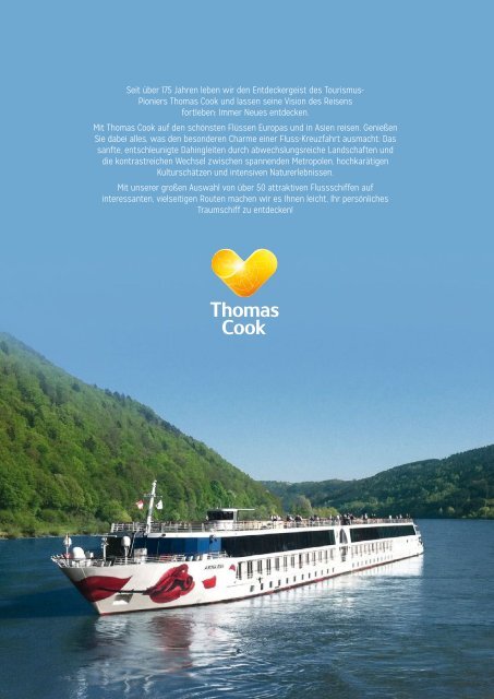 THOMAS COOK Kreuzfahrten Flussreisen 2020