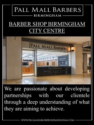 Barber Shop Birmingham City Centre
