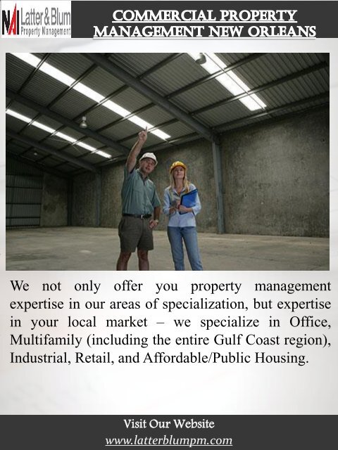 Residential Property Management New Orleans | Call -(504)483-7028 | latterblumpm.com