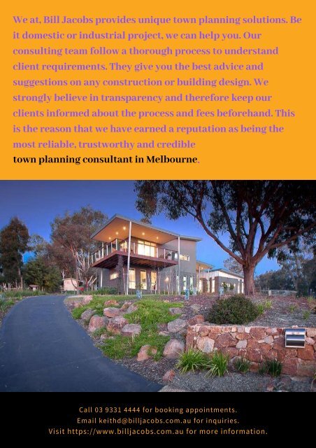 Why Choose a Reputable Town Planning Consultant in Melbourne