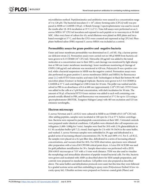 Novel antibiotics effective against grampositive and -negative multi-resistant bacteria with limited resistance