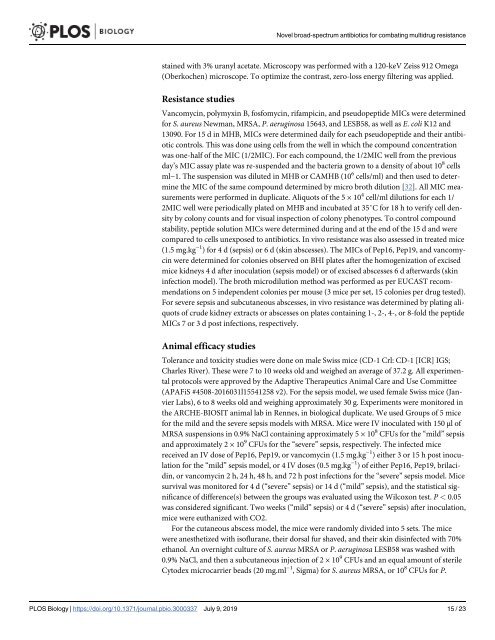 Novel antibiotics effective against grampositive and -negative multi-resistant bacteria with limited resistance