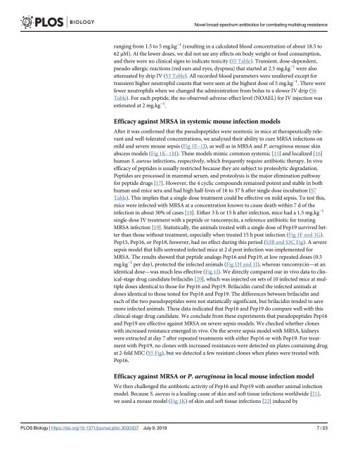 Novel antibiotics effective against grampositive and -negative multi-resistant bacteria with limited resistance