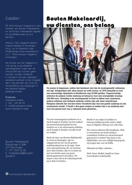 E-magazine Bouten Groep augustus 2019