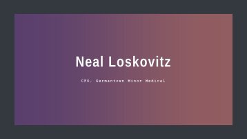 Neal Adam Loskovitz - Provides Consultation in Business Development