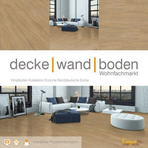 dwb Produktinformation VinylBoden Kollektion EcoLine Norddeutsche Eiche