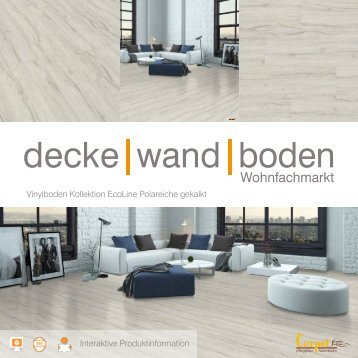 dwb Produktinformation VinylBoden Kollektion EcoLine Polareiche gekalkt