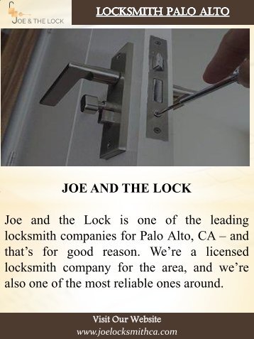 Locksmith Palo Alto