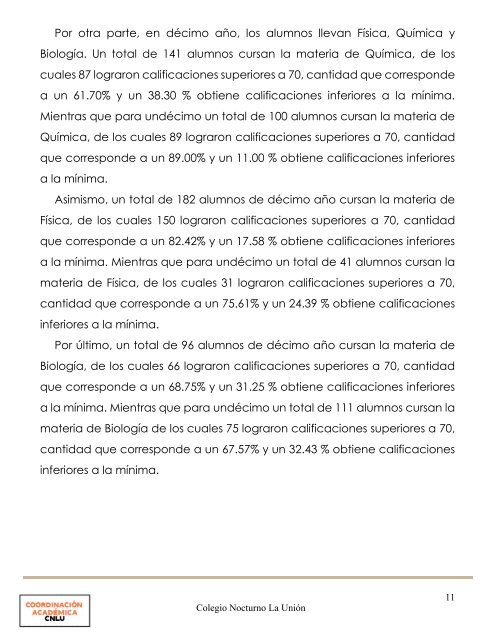 informe rendimiento vf