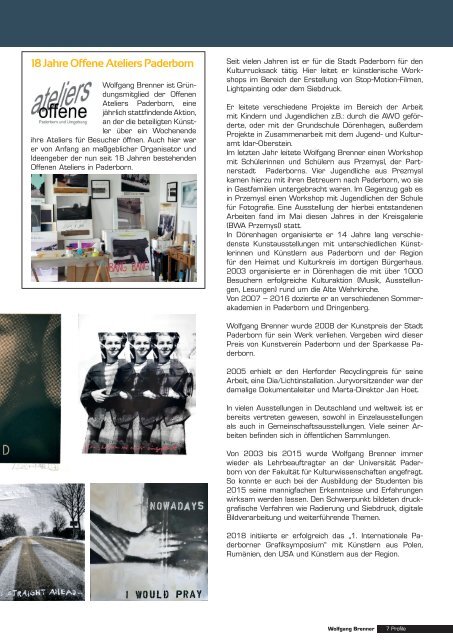 Profile - das Kunst- und Kulturmagazin  - Ausgabe Nr. 14
