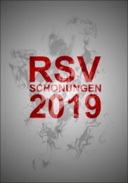 RSV Schonungen Saison 2019