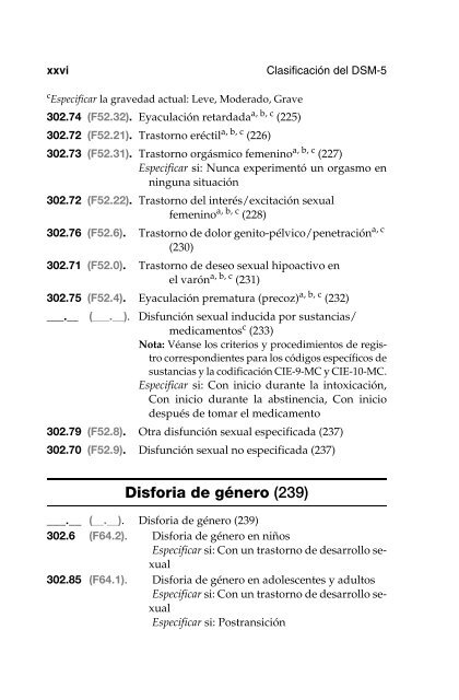 disfunción eréctil dsm v