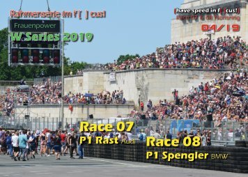 DTM 2019 - Race 07|08 Norisring - {have speed in f[ ]cus!} Das Online Magazin zur DTM.