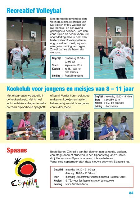 Wijkblad Aakwaa juli/augustus programmagids 2019-2020 