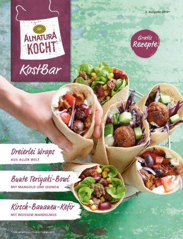 Alnatura Kostbar-Rezeptjournal 3. Ausgabe 2019