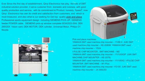 High Quality SMT Pick and Place Machine