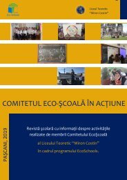 revista - comitet EcoScoala in actiune