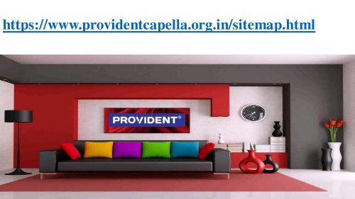 Provident Capella Residential 1, 2 & 3 BHK Apartments For Sale