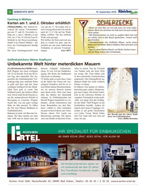 Hänicher Bote | September-Ausgabe 2018