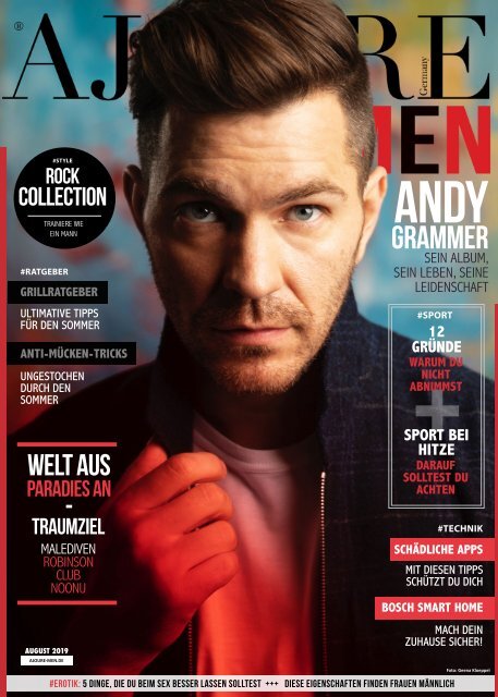 AJOURE´ Men Magazin August 2019
