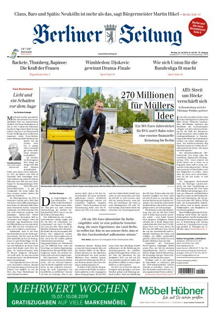 Berliner Zeitung 15 07 2019