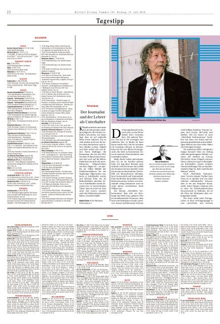 Berliner Zeitung 15.07.2019