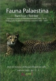 Book Fauna Palaestina 4 Year 2014 By Prof Dr Norman Ali Bassam Khalaf von Jaffa ISBN 978-9950-383-77-7