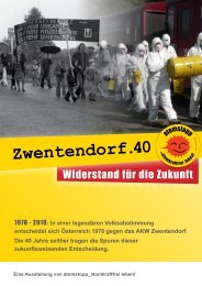 Zwentendorf.40 - Widerstand für die Zukunft (Ausstellungskatalog)