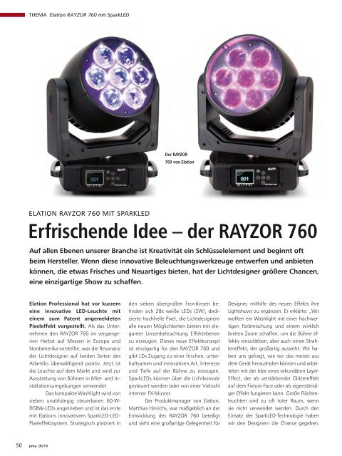 pma Ausgabe 5/2019