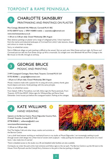 Drawn to the Valley Open Studios 2019