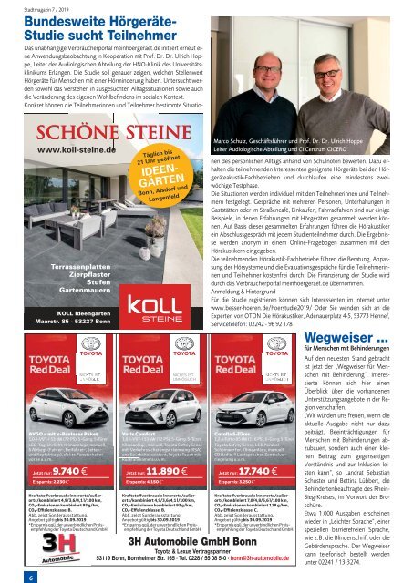 Siegburger & Sankt Augustiner Stadt-Magazin - August 2019
