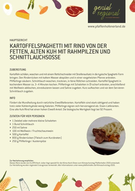 Genial Regional Rezeptesammlung