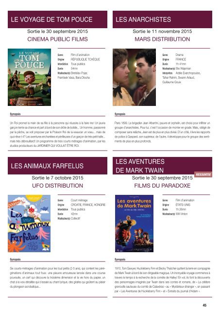 Le Plus Boxoffice n°23 – 14 septembre 2015