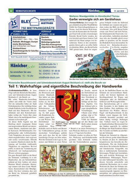 Hänicher Bote | Juli-Ausgabe 2019