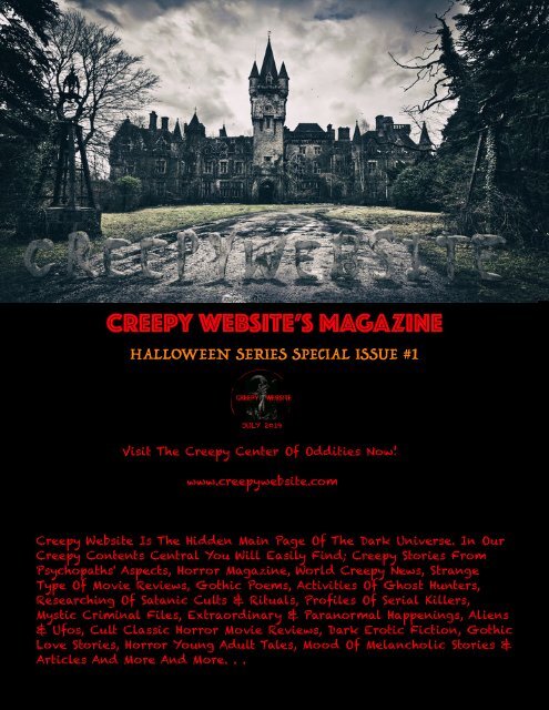 Creepy Website's Magazine: Halloween Series Special Issue #1 