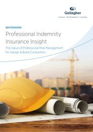 Professional Indemnity Insurance Insight 