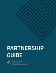 Center for Public Deliberation Partnership Guide