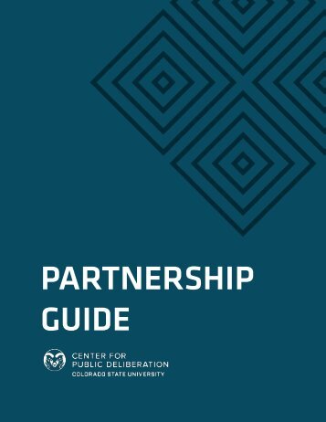 Center for Public Deliberation Partnership Guide